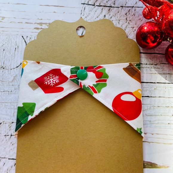 Bandana Set, Christmas presents pattern - Picture 3 of 4